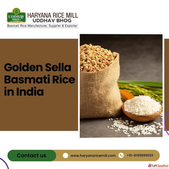 Golden Sella Basmati Rice in India