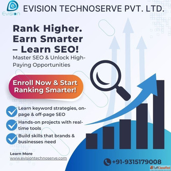Rank Higher Earn Smarter - Learn SEO with Evision Technoserve