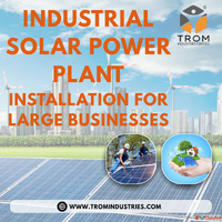 Industrial Solar Power Plant Installation for Large Business...