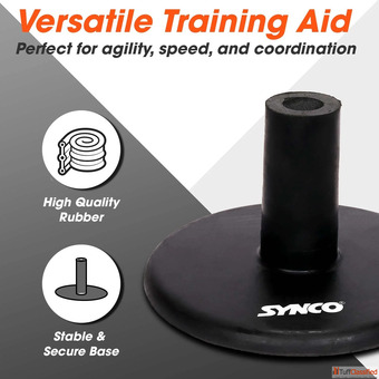 Synco Spike Pole Base Black