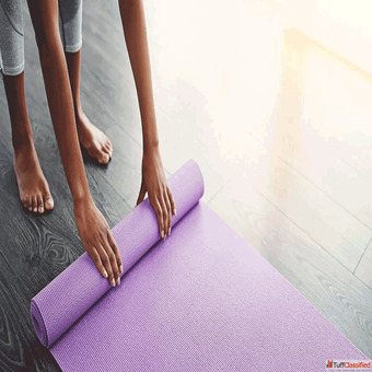 Buy Synco Yoga Mat with Carrying Strap Purple Online