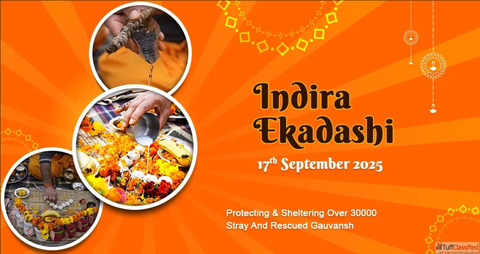 Indira Ekadashi at Krishnayan A Day of Devotion Compassion Giving