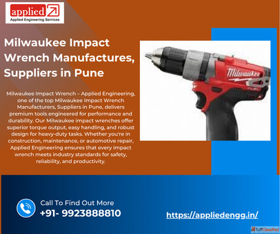Milwaukee Impact Wrench Milwaukee Impact Wrench manufactures suppliers in Pune Applied Engineering
