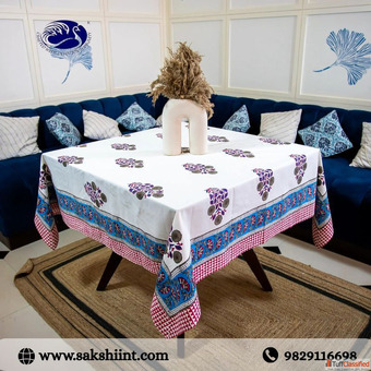 Buy Designer Hand Block Print Table Cover Online