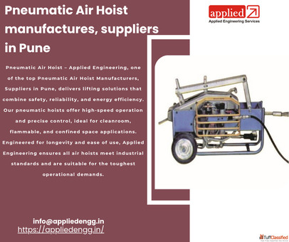 Pneumatic Air Hoist Pneumatic Air Hoist manufactures suppliers in Pune Applied Engineering