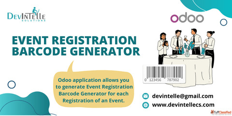 Event Registration Barcode Generator in Odoo