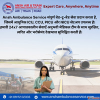 Fully-Featured Flight Ansh Air Ambulance Services In Silchar...