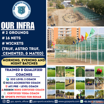 GRP Sports Academy - Certified Coaches Fitness Cricket Training