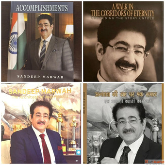 A New World Record for Dr. Sandeep Marwah on Book Release