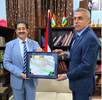 H.E. Abdallah M. Abu Shawesh Presented with Patronship of In...