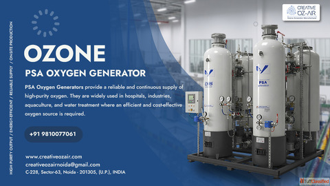PSA Oxygen Generator A Reliable Ozone Technology For Ozone Solution