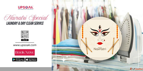 Want to Keep Your Sarees Fresh with Navratri Special Laundry Dry Clean Service