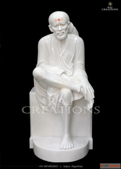 Order Big Size Sai Baba Marble Murti at Raj Creations