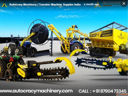 Trencher Machines Manufacturer Supplier India