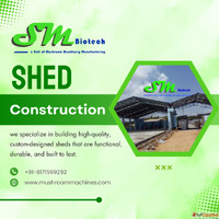 Shed Construction for Mushroom Farming MushroomMachines