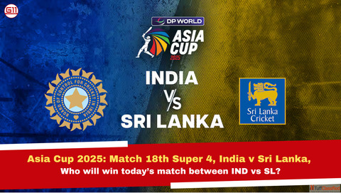 Today's IND vs SL Prediction Asia Cup 2025 Super 4 Match