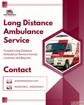 Long Distance Ambulance Service in Lucknow