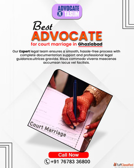 Court Marriage Advocate in Ghaziabad-Advocate Taslim