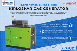 Efficient Kirloskar Gas Generator - Clean Power Smart Choice