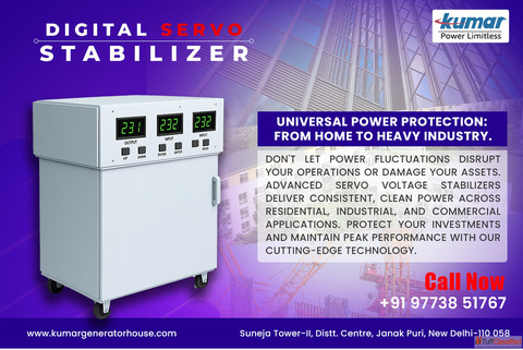 Digital Servo Stabilizer - Reliable Voltage Control for All Needs