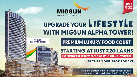 Migsun Alpha Central Studio Apartments in Greater Noida