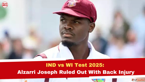 Joseph Injury Shakes WI in India vs WI Test 2025