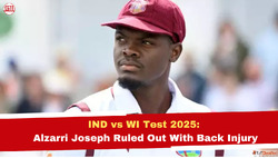 Joseph Injury Shakes WI in India vs WI Test 2025