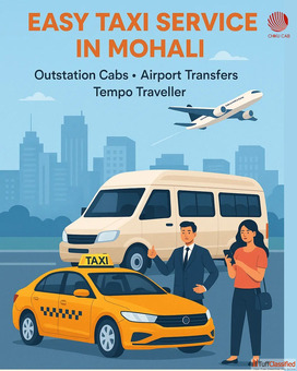 Mohali Cab - Affordable Car Hire for Local Outstation Trips