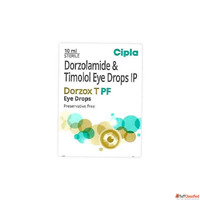 Dorzox PF Eye Drop - Cipla - Glaucoma Ophthalmic Eye Drop Su...
