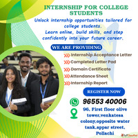 INTERNSHIP FOR COLLEGE STUDENTS