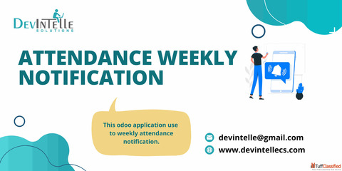 Attendance Weekly Notification in Odoo