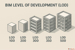 BIM Level of Development LOD 100 200 300 350 400 500