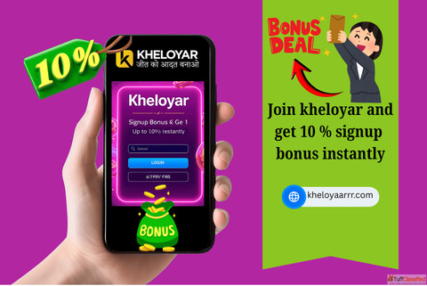 Kheloyar Login Get Signup Bonus Up to 10 Instantly