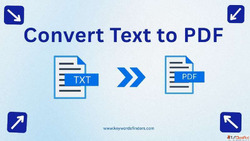 Fast Text to PDF Converter Online