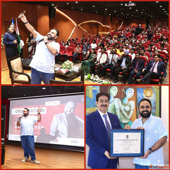 Digital Creator Global Changemaker Siddhaarth Aalambayan Inspires Students at AAFT