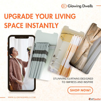 Elegant Window Décor by Glowing Dwells