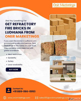 Get Refractory Fire Bricks in Ludhiana from Oniir Marketings