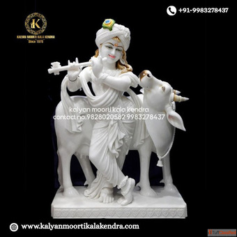 Order Krishna Marble Idols Online - Manufacturer's Direct Supply