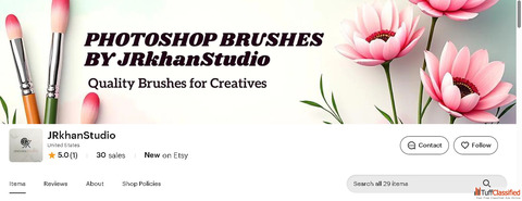 JRkhanStudio Premium Digital procreate Brushes Design for Creators