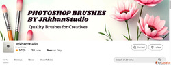 JRkhanStudio Premium Digital procreate Brushes Design for Cr...