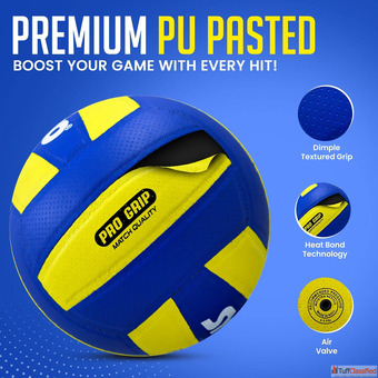 Synco Flare Volleyball PU Pasted 18 Panel
