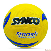 Synco Smash Volleyball Size-4 Yellow