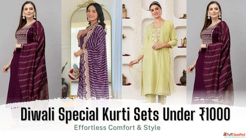 Diwali Special Kurti Sets Under 1000