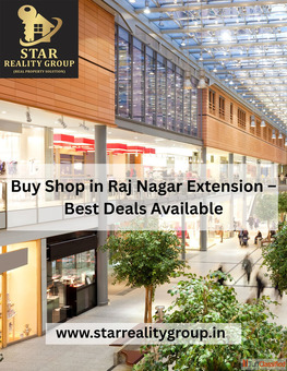 Buy Shop in Raj Nagar Extension - Best Deals Available