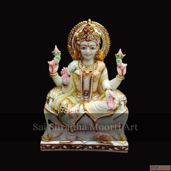 Order Marble Laxmi Maa Statue From Sai Shradha Moorti Art