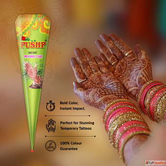 Mehandi Cone Green Wrapper