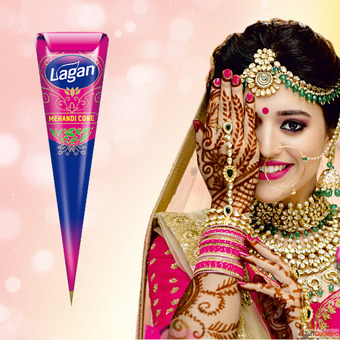 Lagan Cone Pink Wrapper - Your best selection of Mehndi cones.