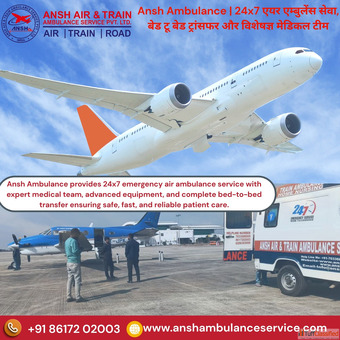 Need Urgent Medical Transport Ansh Air Ambulance Services in Coimbatore Discover the Reliability