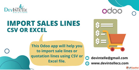 Import Sales Lines from Excel or CSV in Odoo