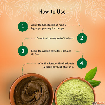 Balma Brown Mehndi Cone - Premium Natural Henna for Beautiful Mehndi Designs